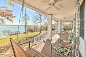 Country-Chic Home with Fire Pit, Steps to Lake!